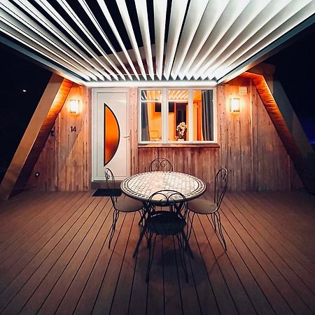 Au-Doux-Altic Chalet Romantique Avec Jacuzzi Et Sauna เมตาบิเย ภายนอก รูปภาพ