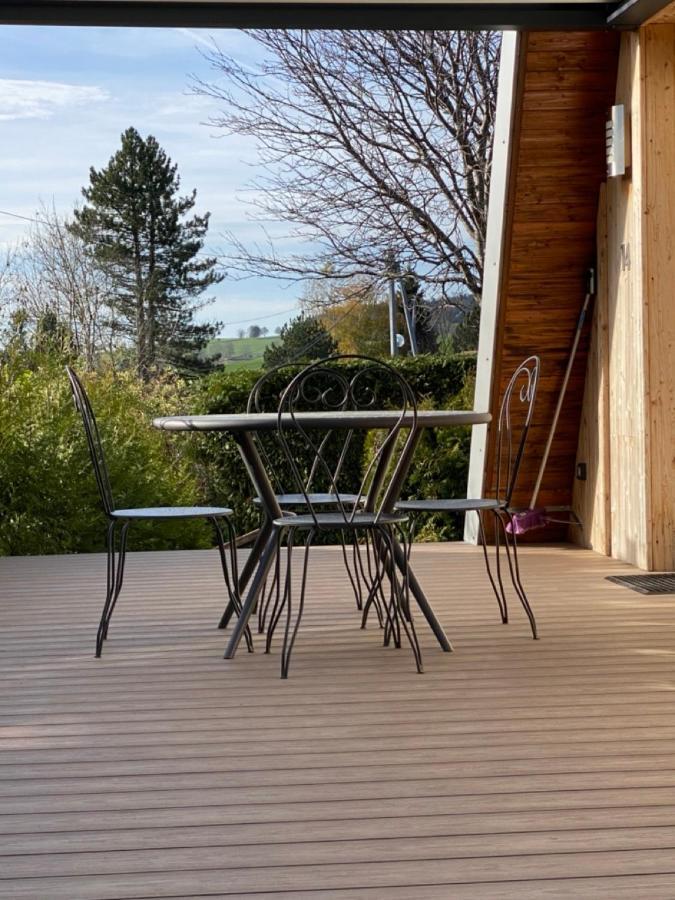 Au-Doux-Altic Chalet Romantique Avec Jacuzzi Et Sauna เมตาบิเย ภายนอก รูปภาพ